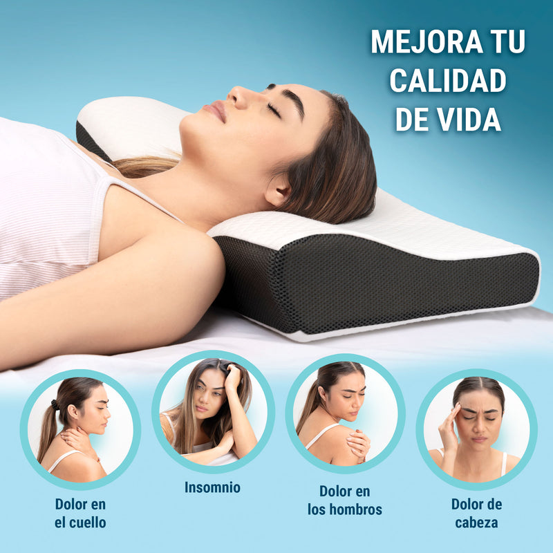 Almohada cervical de cuello ortopédica