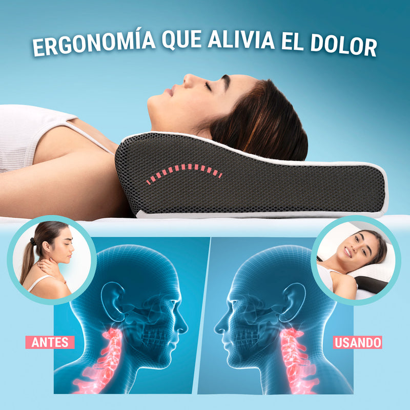 Almohada cervical de cuello ortopédica