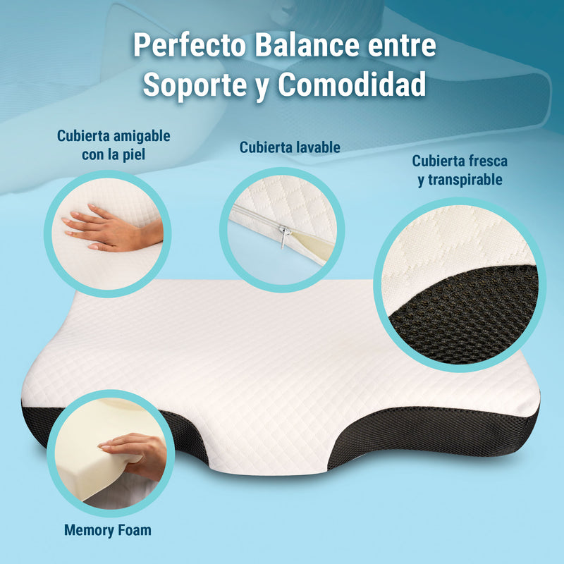 Almohada cervical de cuello ortopédica