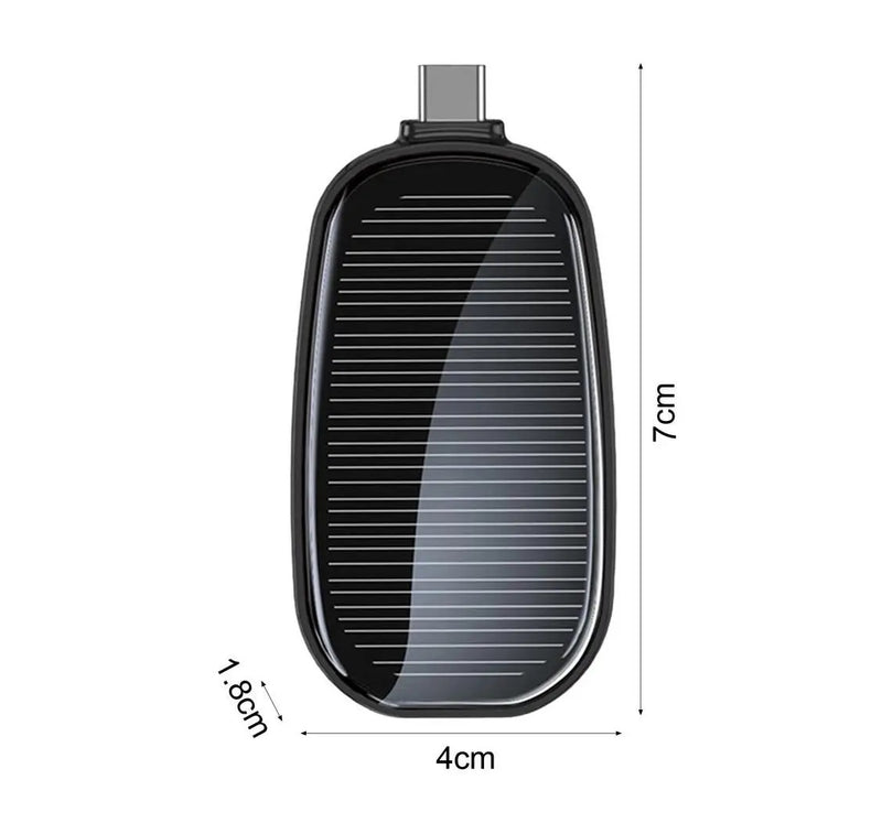 Cargador Solar portátil para teléfono / LLavero inteligente